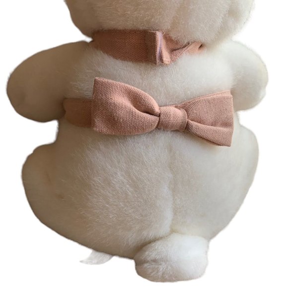 Vintage Commonwealth Bunny Patch Seeds Plush Rabbit Stuffed Animal 1992 Apron - Picture 3 of 7